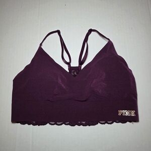 Pink Victoria’s Secret bra Sz S Purple